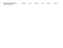 Tablet Screenshot of moorcrofts.com